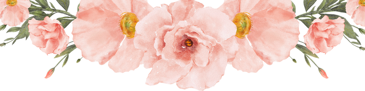 Peach Flower Frame